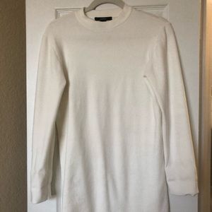 White 3/4 Sleeve Dress